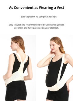 BTFMEI Pregnancy Belly Support Band, Breathable and Adjustable Maternity Belt, Back Support Belly Bands for Pregnant Women Lightweight, Relieve Waist and Back Pain  - Image 4