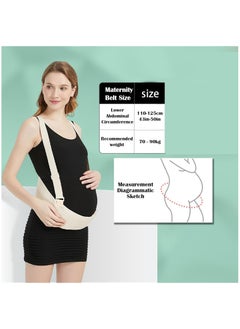 BTFMEI Pregnancy Belly Support Band, Breathable and Adjustable Maternity Belt, Back Support Belly Bands for Pregnant Women Lightweight, Relieve Waist and Back Pain  - Image 3
