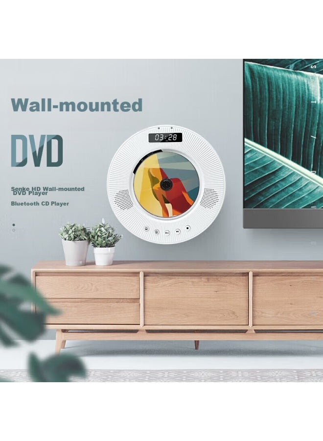 SAST Dvp-505 Bluetooth Wall-mounted Dvd Player, Hdmi Cd Player, Vcd Disc Drive, Speaker, Desktop Player, Disc Player, Usb Speaker, Music Player, White - Image 1