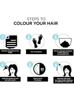 BBLUNT High Shine Creme Hair Colour with Shine Tonic - Coffee Natural Brown 4.31,100g, 8ml  - Image 5