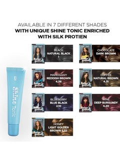 BBLUNT High Shine Creme Hair Colour with Shine Tonic - Coffee Natural Brown 4.31,100g, 8ml  - Image 4