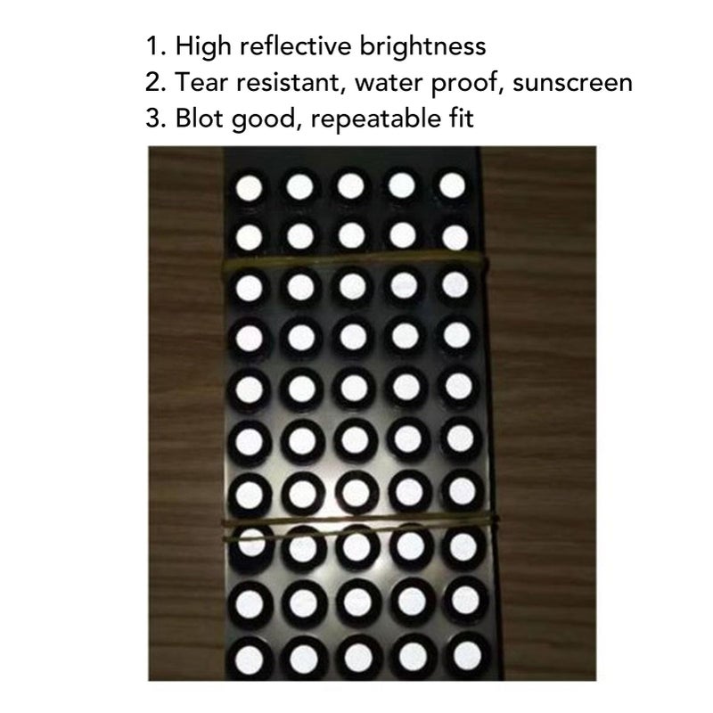3D Scanning Reflective Markers 10 Sheets 3mm 6mm Diffuse Reflection Optical Tracking Dots for Scanner Calibration - Image 5