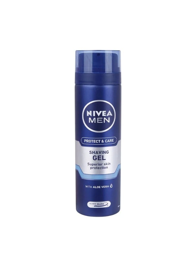 Nivea Protect & Care With Aloe Vera Shaving Gel - 200ml
