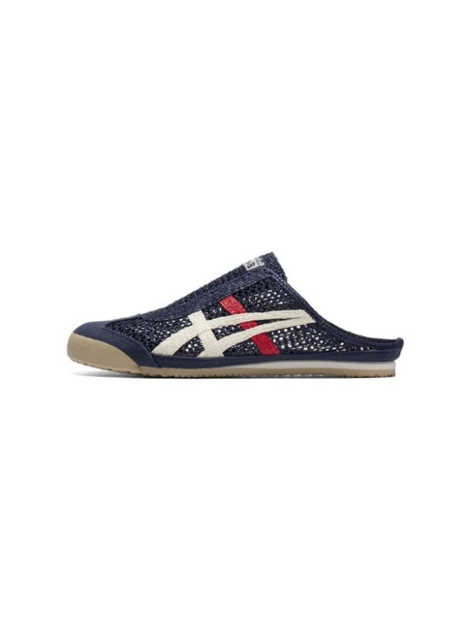 Onitsuka Tiger MEXICO 66 SABOT Summer Casual Slide Sandals - Navy Blue/White/Red - Image 2