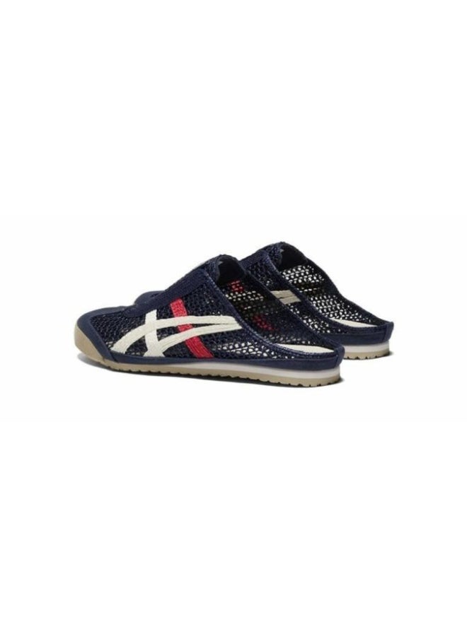 Onitsuka Tiger MEXICO 66 SABOT Summer Casual Slide Sandals - Navy Blue/White/Red - Image 5