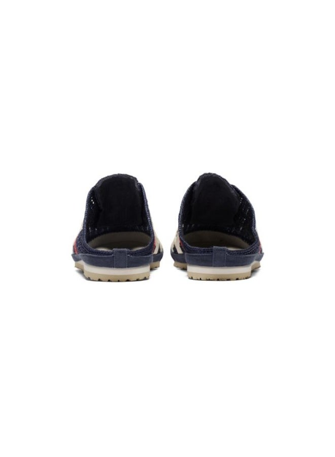 Onitsuka Tiger MEXICO 66 SABOT Summer Casual Slide Sandals - Navy Blue/White/Red - Image 3