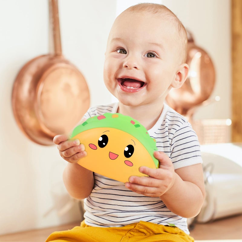 Anboor Squishies Taco Slow Rising Squishys Toy for Kids Soft Mexico Tacos Scented Stress Relief Realistic Food Cute Squeeze Squish Toy - Image 4