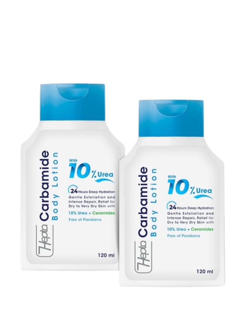 hepta - Carbamide Body Lotion 120ML 1+1 - Image 1