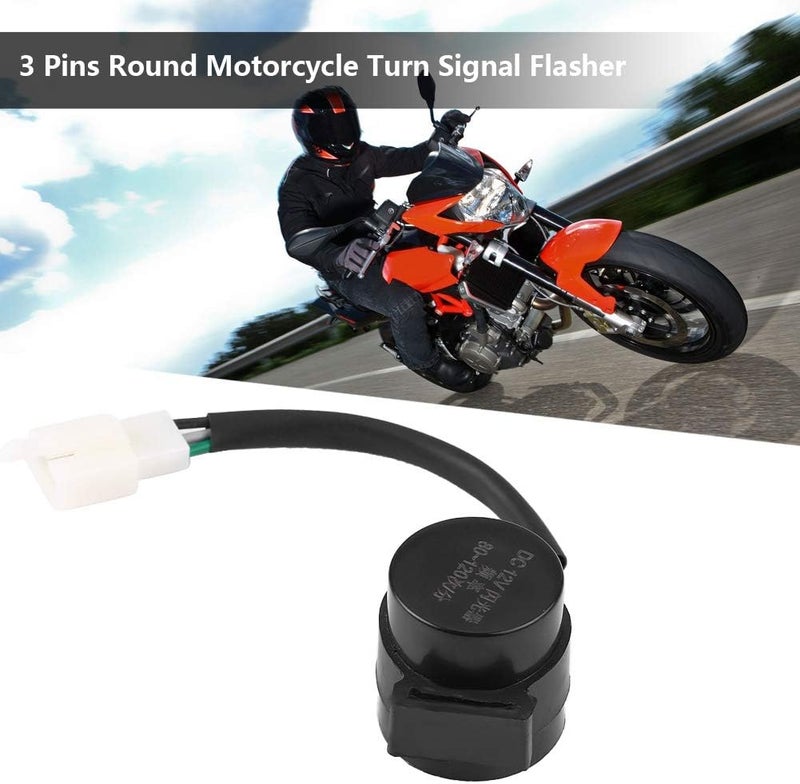 Aramox Motorcycle Signal Flasher Relay for GY6 50-250cc Motorcycles, Scooters, and ATVs - Image 2