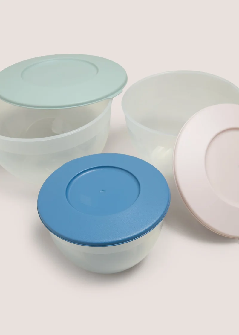 Matalan Set Of 3 Mixing Bowls Green