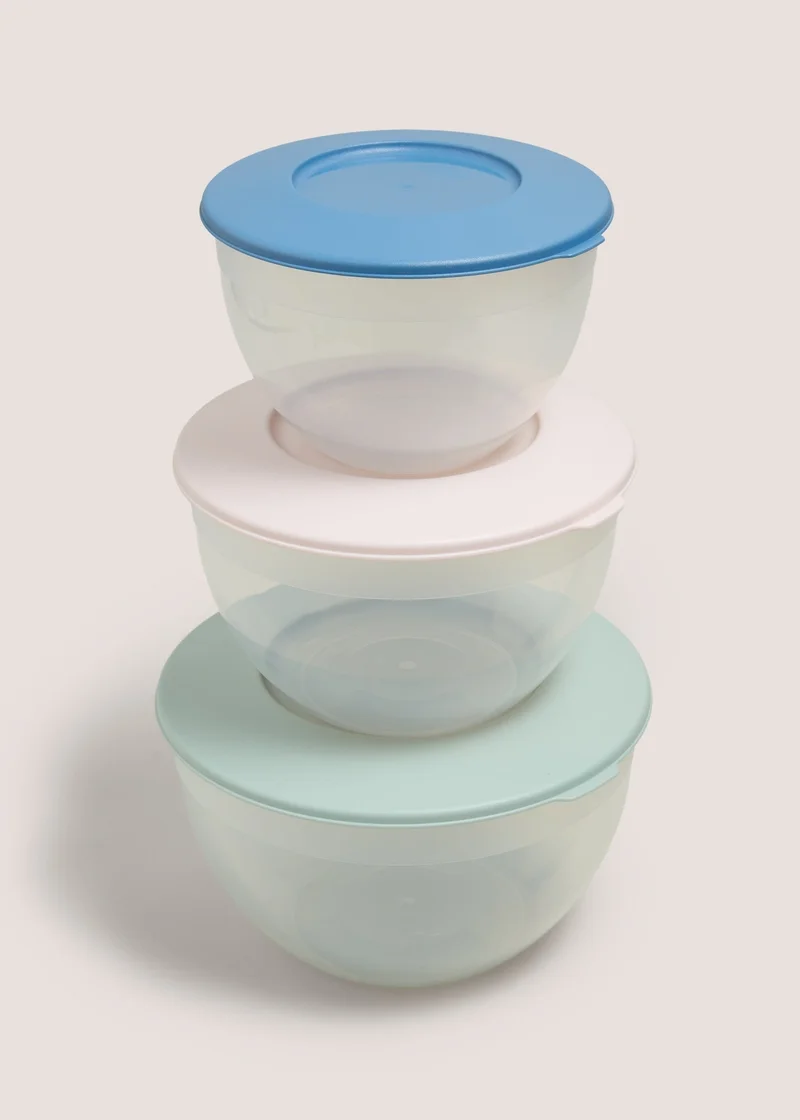 Matalan Set Of 3 Mixing Bowls Green