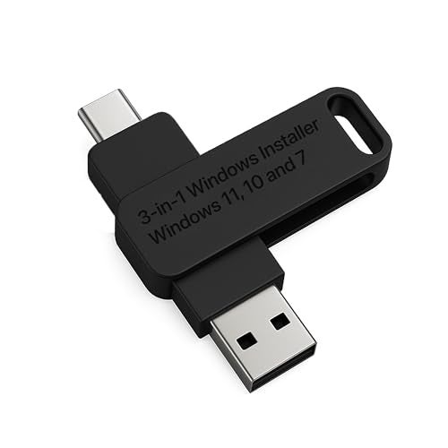 DEBOTIX 3-in1 Bootable USB Type C + A Installer for Windows 11 Pro, Windows 10 and Windows 7 Recover, Restore, Repair Boot Disc. Fix Desktop & Laptop/Blue Screen - Image 5