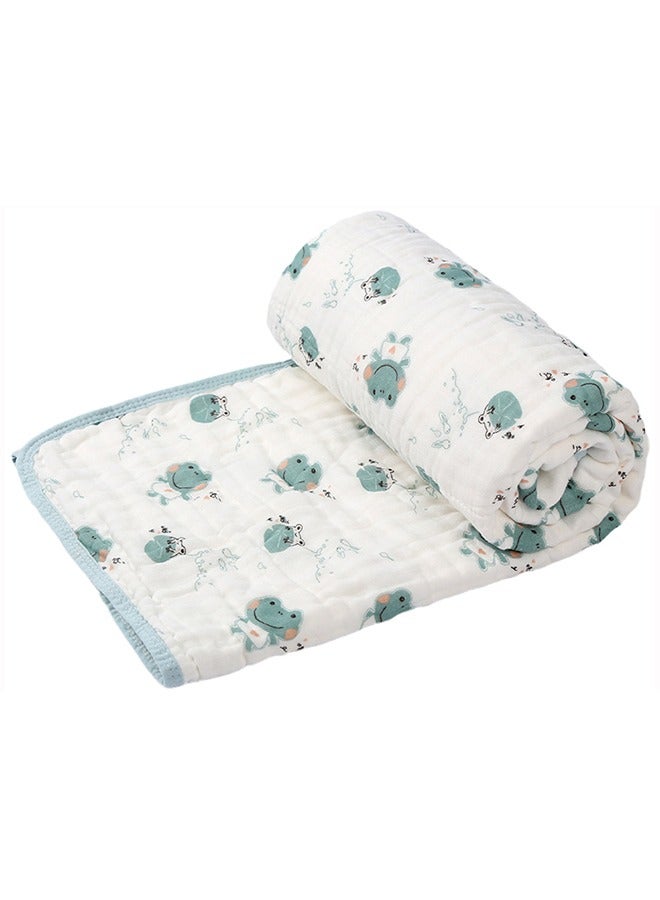 منشفة حمام قطنية من موسلين للأطفال 110*110 سم - Image 1