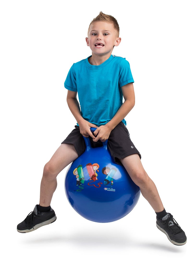 bintiva Hippity Hop 45 Cm / 18 Inch Diameter Including Free Foot Pump  for Children Ages 3-6 Space Hopper  Hop Ball Bouncing Toy - 1 Ball - Image 3