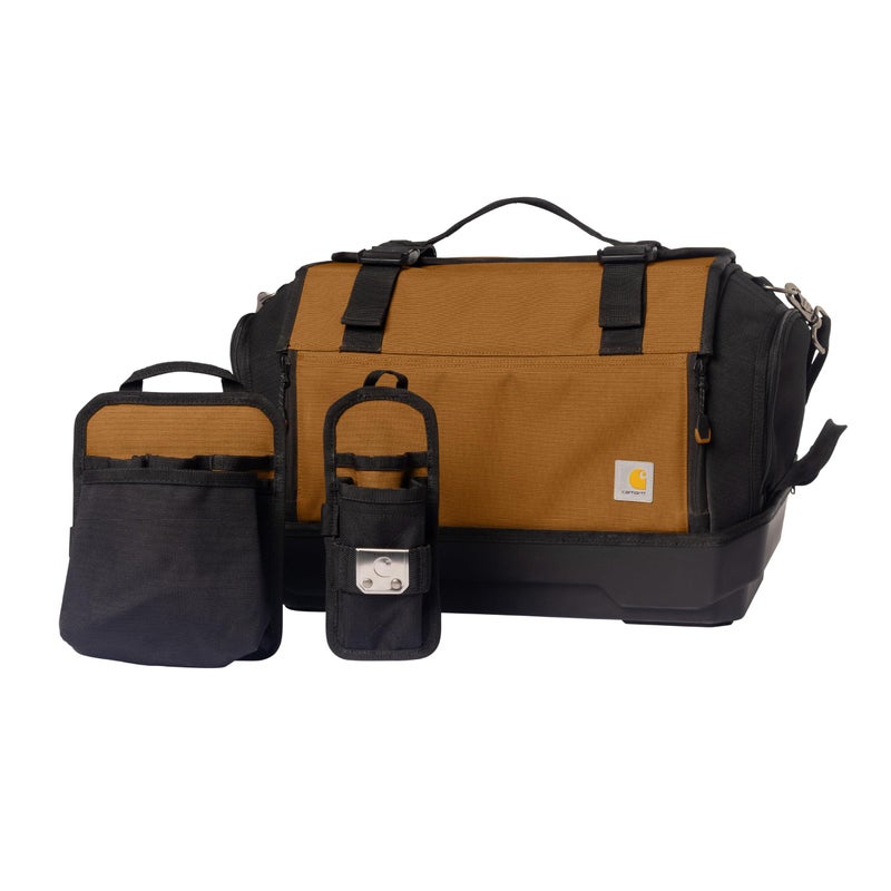 Carhartt Mens Station Tool Bag WAdjustable Shoulder Straps Durable WaterResistant Tool Organizer Large Tool Bag - Image 2