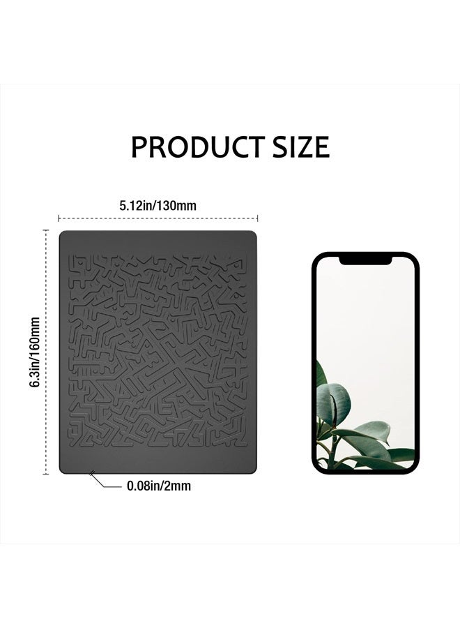 JIMISHA Anti Slip Pad Sticky Gripping Gel Pad Multifunctional Fixate Non-Slip Mounting Cell Pad, 6.3 x 5.1 inch (2 Pack)  - Image 3
