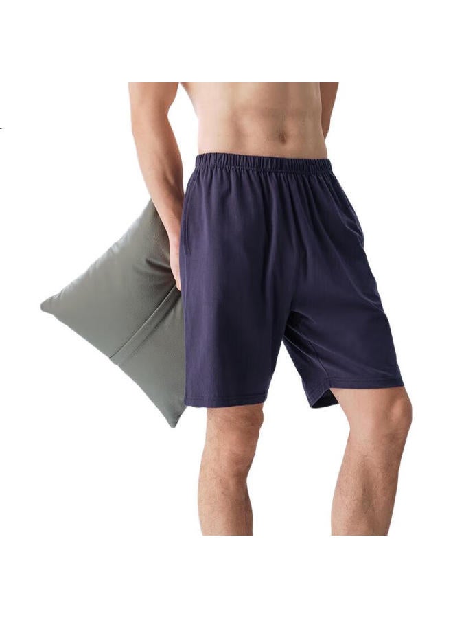 Your Sun Comfortable And Cool 100% Cotton Men'S Home Pants Five-Point Pajamas Loose Breathable Cotton Shorts Can Be Worn Outside Arlo Pants - Image 2
