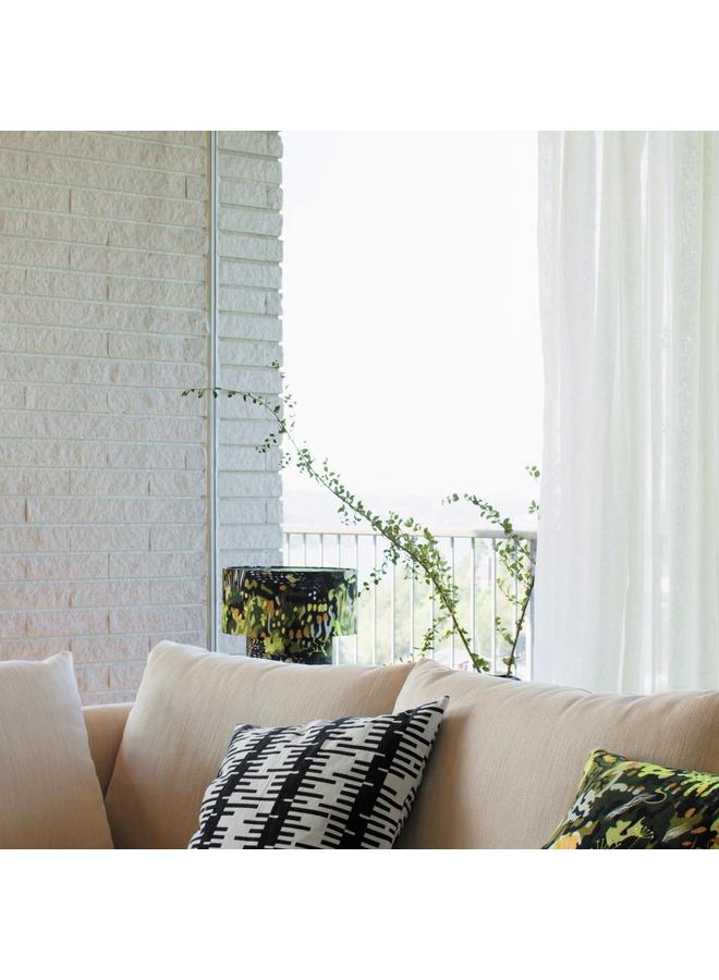 erorex Sheer curtain, 1 piece, off-white/with heading tape, 300x300 cm - Image 2