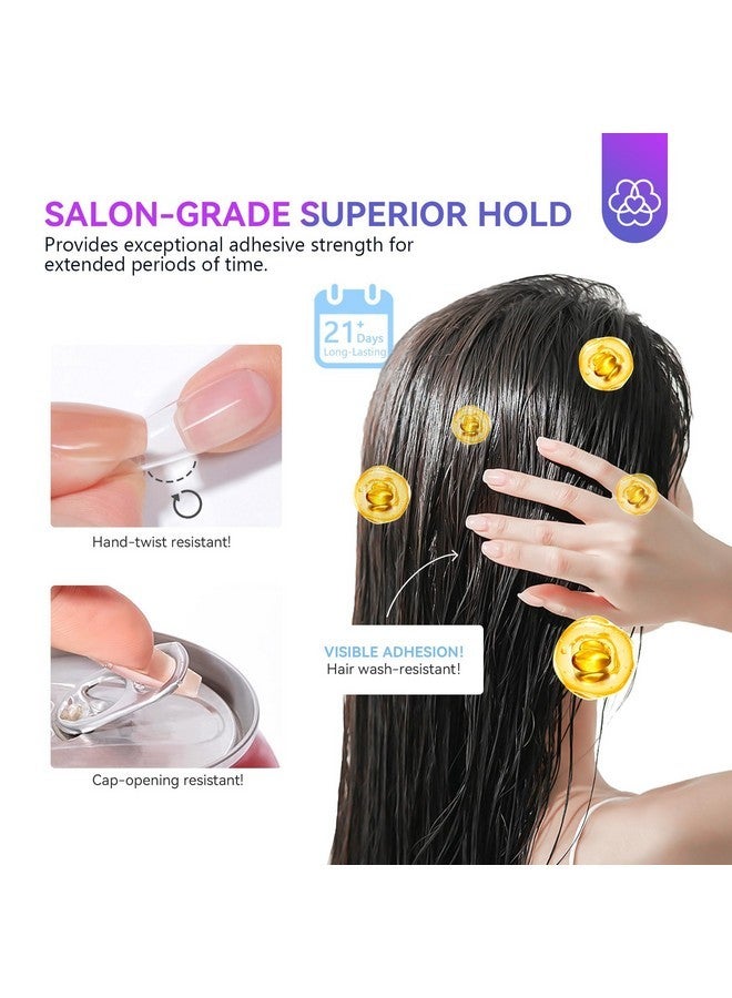 Saviland Nail Glue: 5S Dry Strong Nail Glue For Press On, Brush On Nail Glue For Acrylic Nails And Dip Powder, Professional Nail Glue For Nail Tips Long Lasting French Tip Tool Easy To Use 0.34 Oz - Image 5