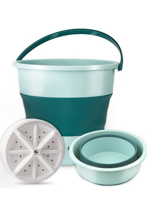 10L mini washing machine, portable foldable ultrasonic turbo washing machine, with USB