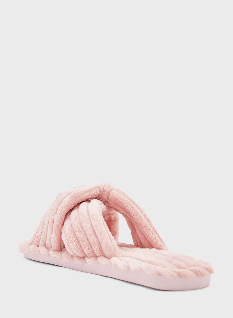 Ginger  Bow Detail Bedroom  Slippers for Women | Best Price UAE