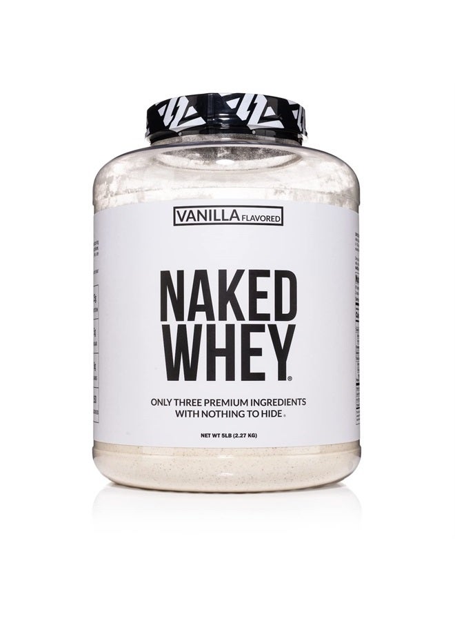 NAKED nutrition Naked Whey Vanilla Flavored 5 LBs - Image 1