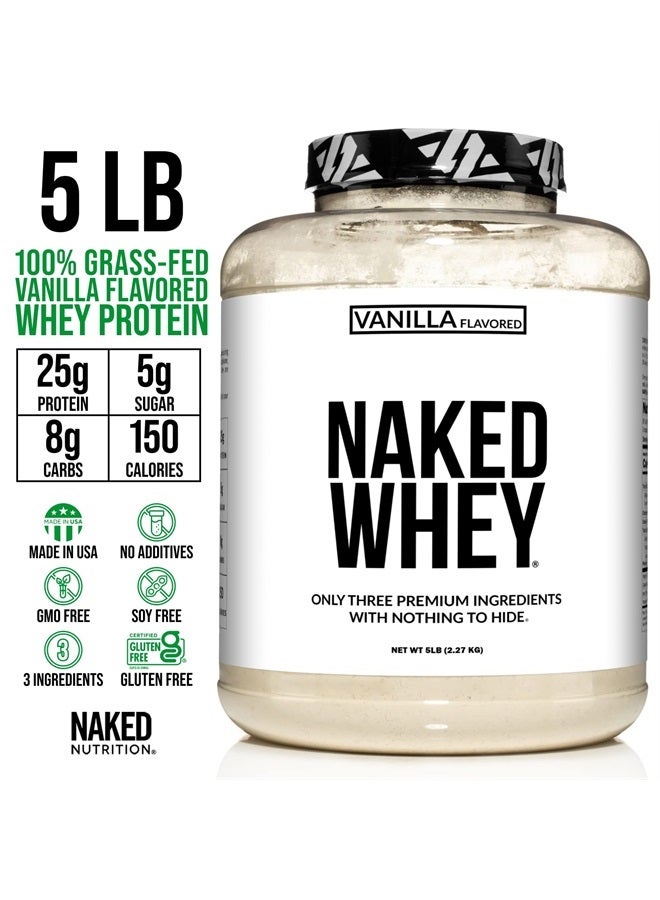 NAKED nutrition Naked Whey Vanilla Flavored 5 LBs - Image 3