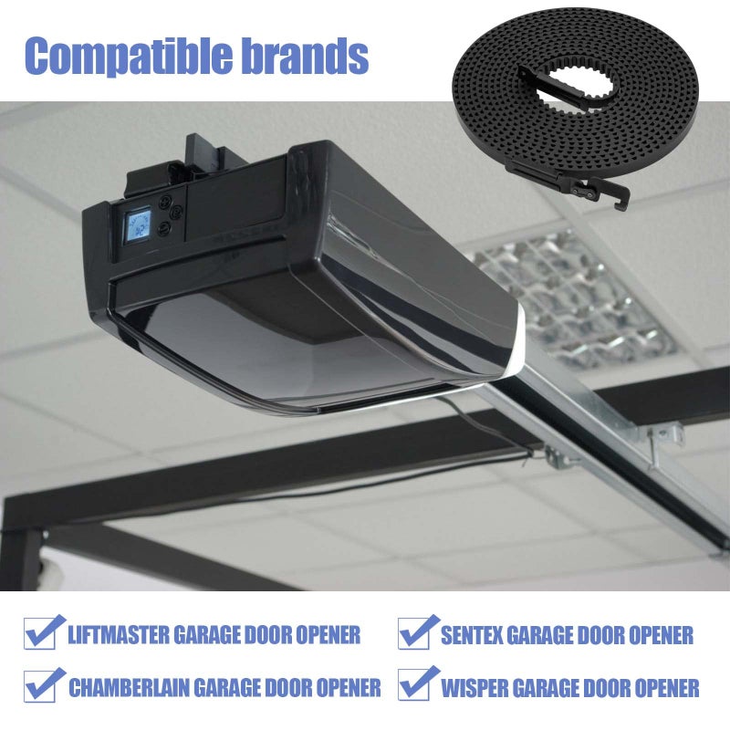 FBULWSEC 41A5434-13A Garage Door Opener Belt Drive For 8' Liftmaster  Sears  Chamberlain Belt Drive Garage Door Opener 41A5434-13  041A5434-13A - Image 2