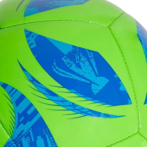 adidas MLS Club Soccer Ball, Green/Glory Blue/Solar Blue, 4 - Image 3