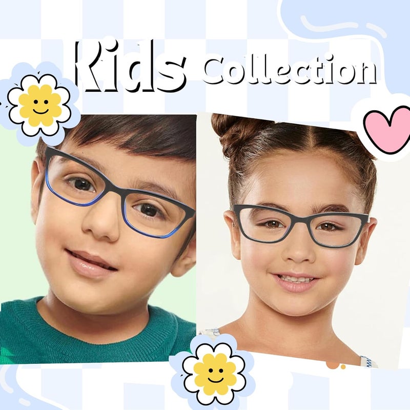 Vast Junior For Kids Age 6-10 yrs Eyeglasses For Eye Protection | Round - Image 2