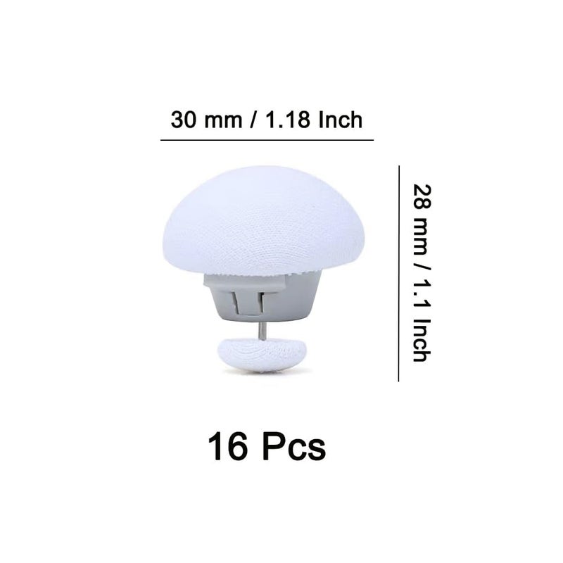 AMIRATE Mushroom Shape Duvet Clips NonSlip Cover Fixator Comforter Quilt Holder with OneKey Unlock for Blanket Bed Sheet Curtain Socks Mattress Covers Blue 10  - Image 2