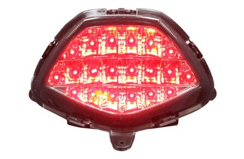 Motodynamic Integrated Sequential LED Tail Lights Smoke Lens fits Honda CBR250R 20112013 CB300F 20152018 and CBR300R 20152022