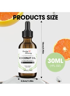 jalan Virgin Fractionated Coconut Oil Facial Care 30ML - High Purity Caprylic & Lauric Acids | Deep Nourishment & Hydration | Multi-Use for Hair, Body & Face  - Image 3