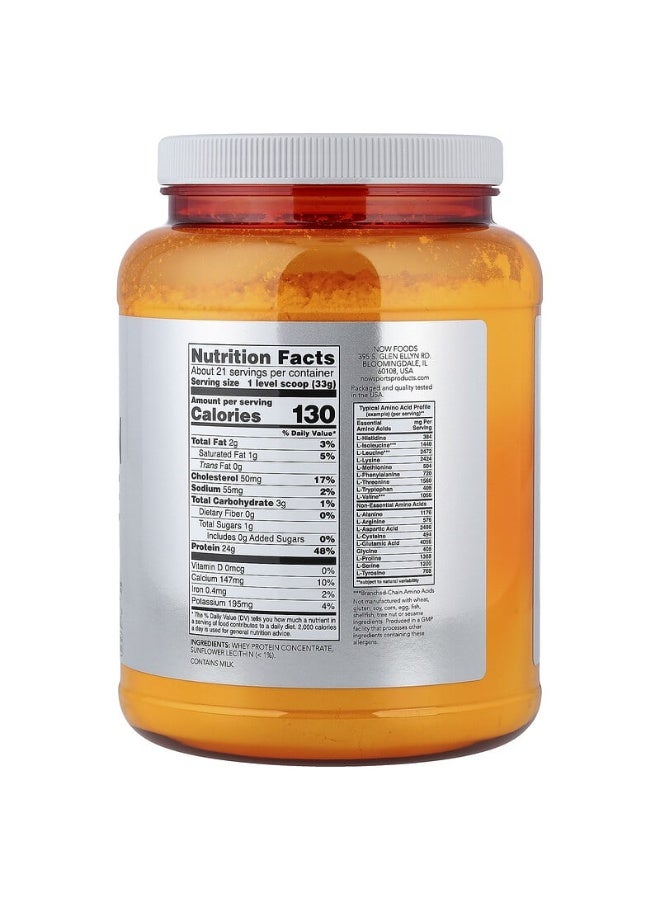 Now Foods Whey Protein Concentrate Powder Supplement - Image 2