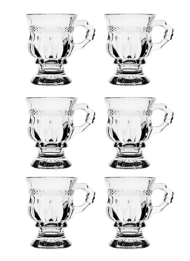 6-Piece Glass Set Clear 150ml - pzsku/ZB52FAA095DDE958BAA26Z/45/_/1740865205/5bd3017f-a82b-431f-9371-6d1dbcf70457