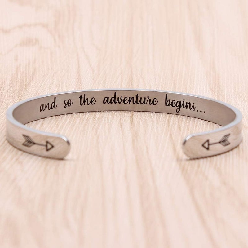 Btysun Bracelets for Women Mothers Day Bracelet Gifts from Daughter Inspirational Gifts for Women Graduation Gifts for Her Motivational Birthday Cuff Bangle Friendship Personalized Mantra Jewelry… - Image 2