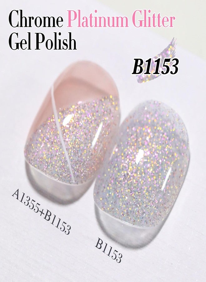 دابل ريذم طلاء جل لامع لامع عاكس من Double Rhythm 15 مل، لون مغناطيسي، مناسب لصالونات فن الأظافر، اصنعيه بنفسك في المنزل (وردي-B1153) - Image 2