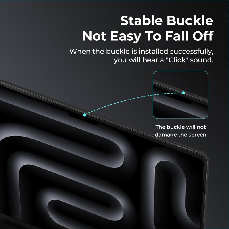 BlueSwan for MacBook Pro 14 inch Case, 2026-2021 M5 M4 M3 M2 M1, Anti-Scratch Flexible Protective Laptop Cover with Grippy Matte Texture, Slim and Easy Installation, Frosted Black - Image 5