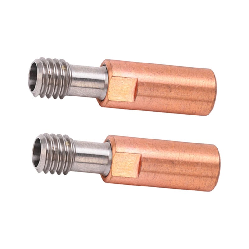 Titanium Alloy Copper Bimetal Throat Nozzle 2Pcs for Ender 3 3 V2 3 Pro 3D Printer - Image 4