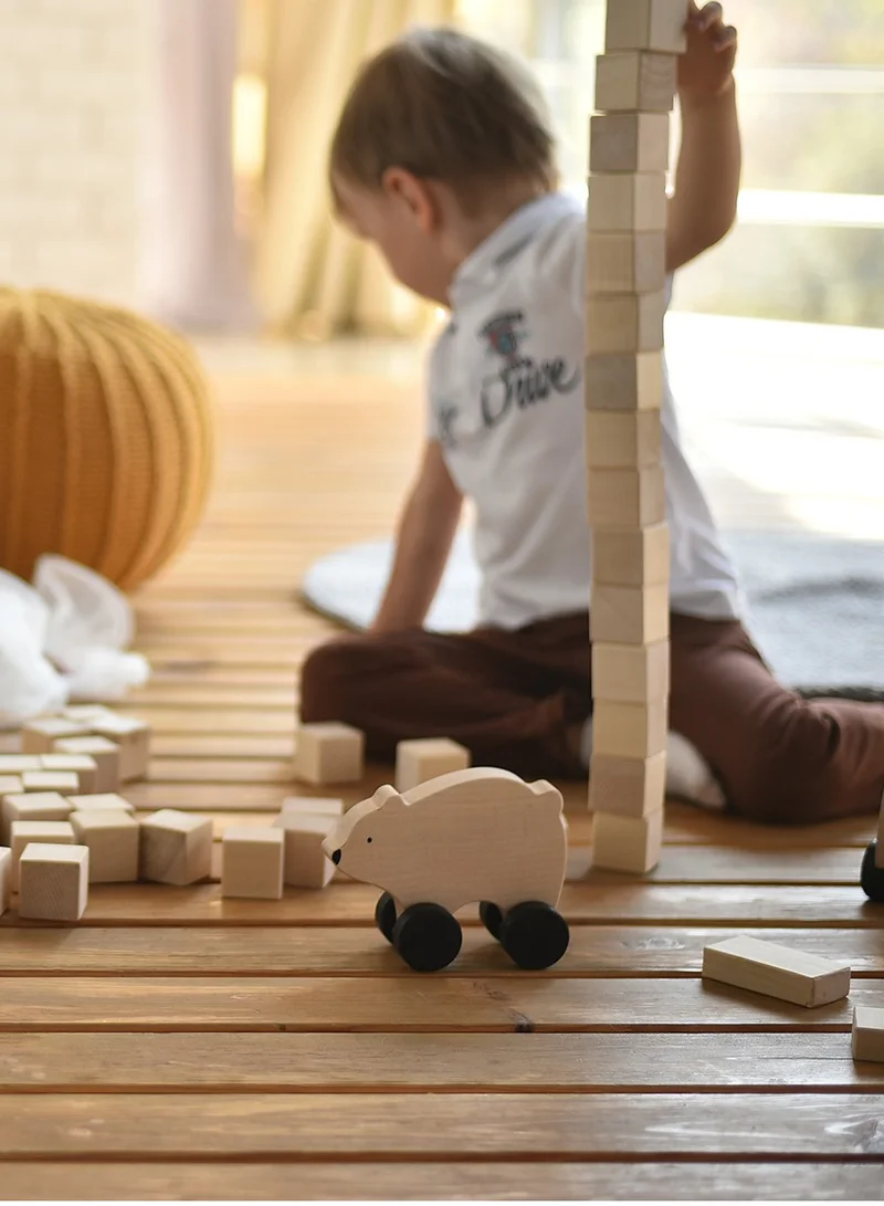 sabo concept SABO Concept - Wooden Toy Rolling Bear (Wood)
