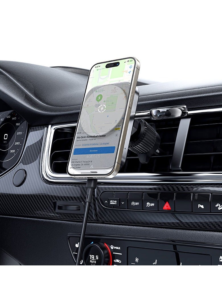 Acefast Fast Wireless Charger Car Mount Holder D18 15W - Image 5