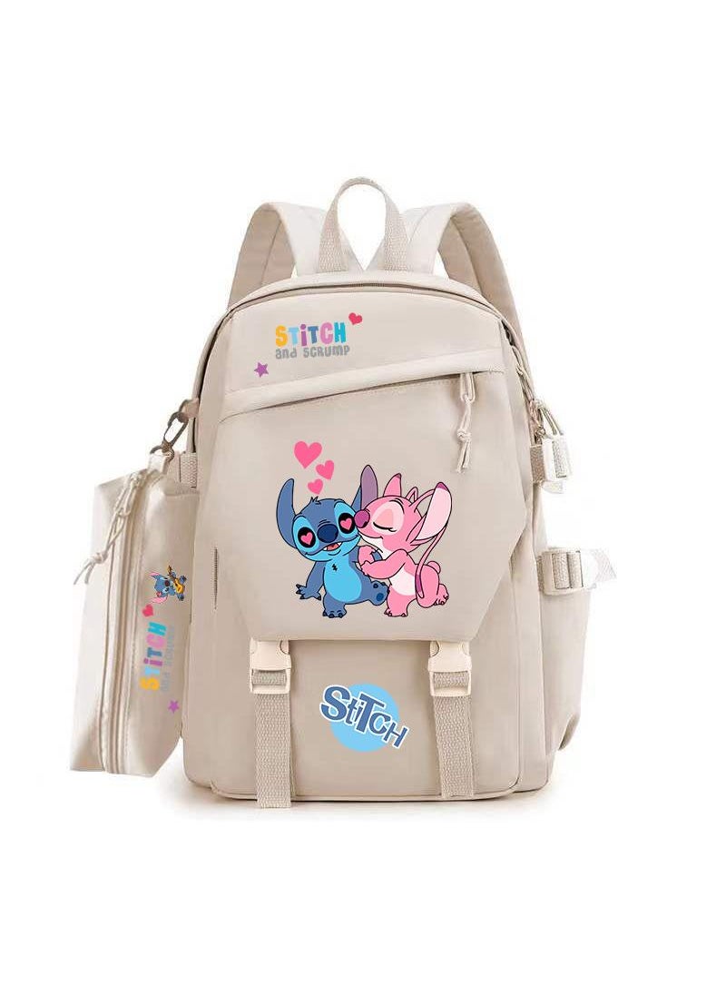 جنرال Stitch الطلاب على ظهره وقلم رصاص حالة عارضة في الهواء الطلق قدرة كبيرة على ظهره  - Image 1