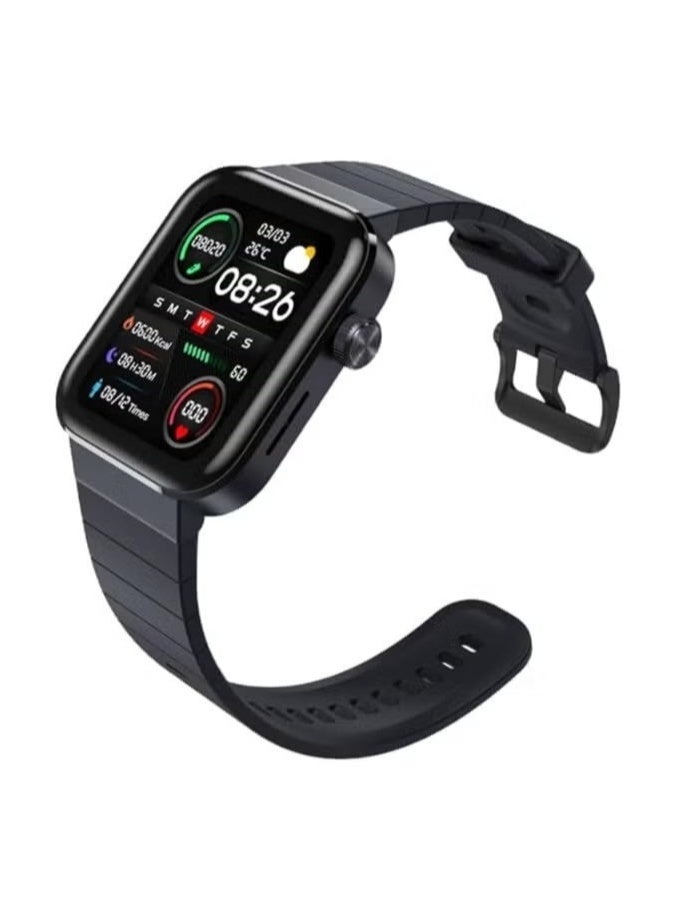 Mibro T1 Smart Watch with Bluetooth Call, 1.6-inch AMOLED HD Display, Health Tracking & 20 Sport Modes - Black - Image 3