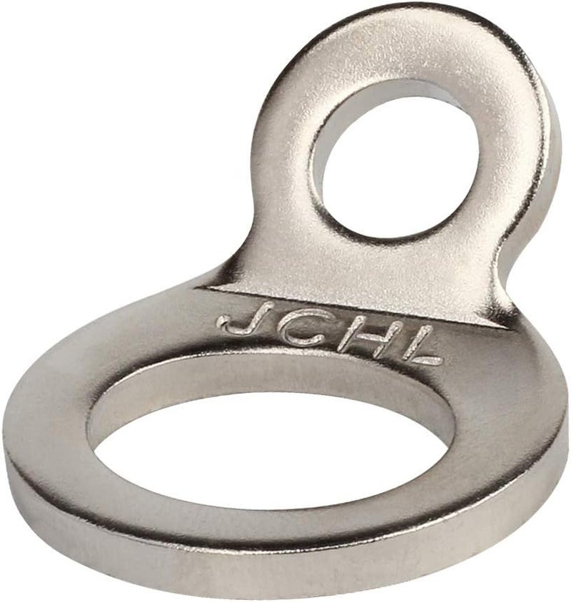 JCHL Stainless Steel Tie-Down Anchors Hooks Multi-Purpose Dirt Bike Tie Down Strap Rings for Motorcycle Dirtbike ATV Trailer Truck Rosa-Gold (10-Pack) - Image 4