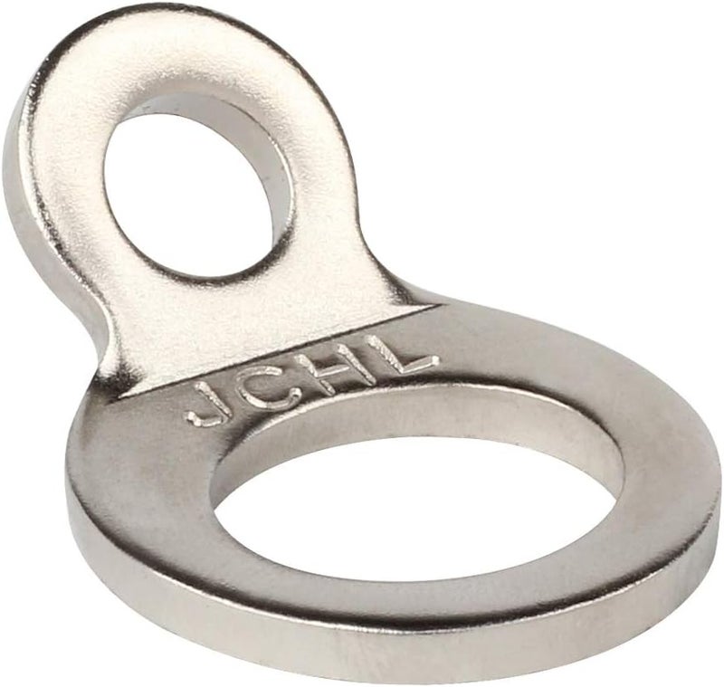JCHL Stainless Steel Tie-Down Anchors Hooks Multi-Purpose Dirt Bike Tie Down Strap Rings for Motorcycle Dirtbike ATV Trailer Truck Rosa-Gold (10-Pack) - Image 3