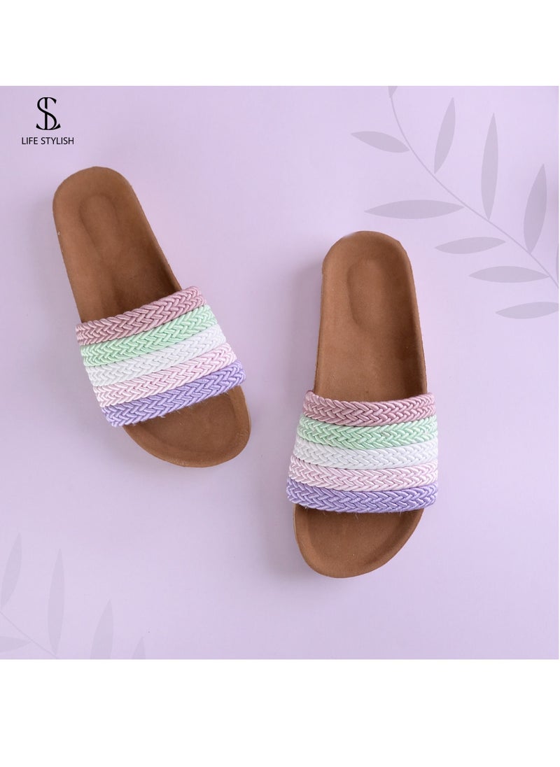 لايف ستيلاش  - SL-101 شبشب مريح وأنيق - موف - Image 1