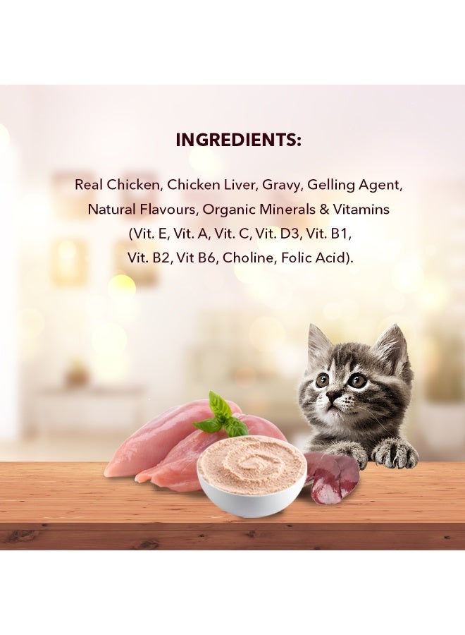 Meat Up Kitten Wet Food Chicken in Gravy - Image 5