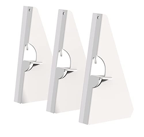 CoroRio CoroRio 60 Pack 5 Inch Self Stick Cardboard Easel Backs Premium Cardboard Easel Stand for Picture Frame and Art Easel Stand Use for Photos Signs Crafts Pack of 60 White 