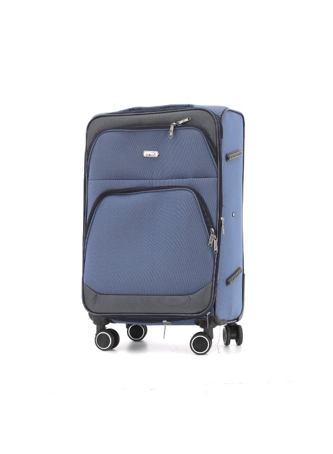 MELIFE 4 Piece Soft Luggage Set | 20", 24", 28", 32" | Lightweight Travel Trolley Bags | 360° Spinner Wheels - Image 2
