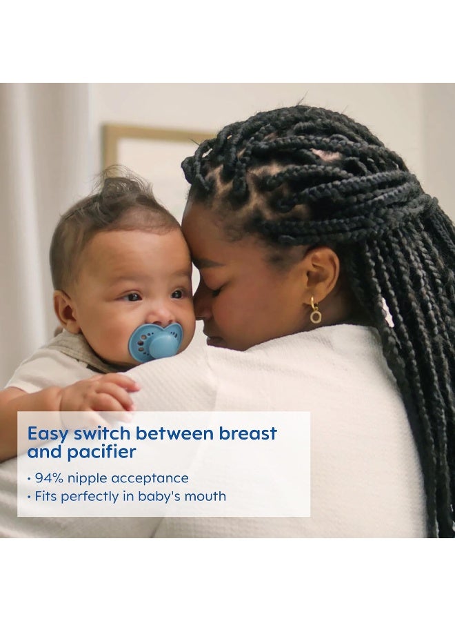 MAM Day & Night Pacifiers, Glow in The Dark Pacifier for Breastfed Babies, 16+ Months, Boy - Image 3